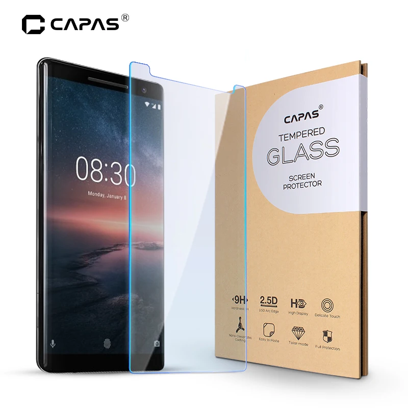 Чехол для Nokia 8 Sirocco 3D чехол + закаленное стекло Мягкий силикон деревянный камень с