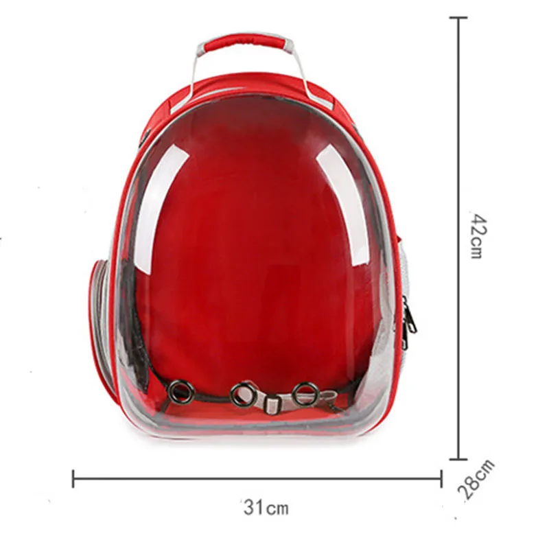 Дышащая сумка для переноски собак и кошек прозрачный дорожный рюкзак домашних