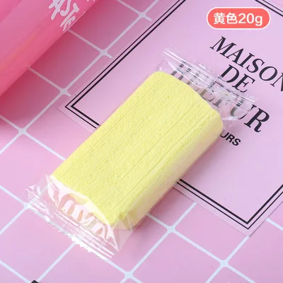 20g Yellow Супер легкий бумажный полимерный глиняный почвенный слизняк, принадлежности для мягкой слизью, игрушки для моделирования торта, антистрессовый шламовый наполнитель, слизня для детей - Цвет: 20g Yellow