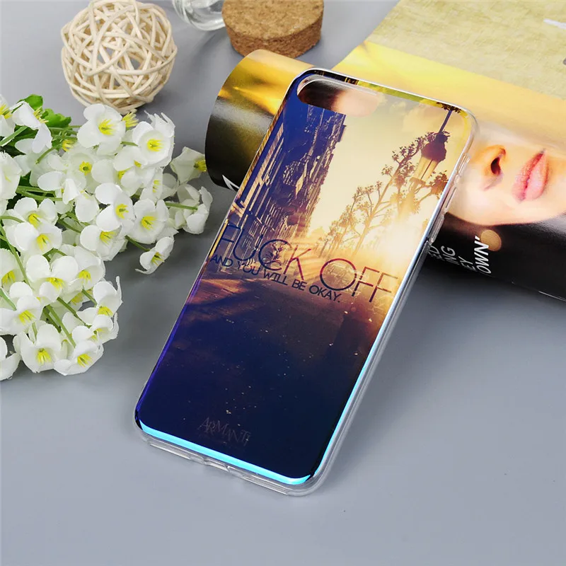 Роскошный IMD цветной чехол для iPhone 7 Plus 5 &quotнапечатанный задняя крышка