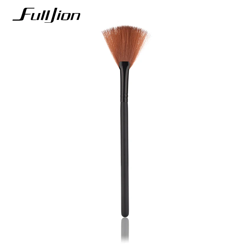 Тонкая веерообразная пудра консилор хайлайтер для макияжа кисть нейл арта