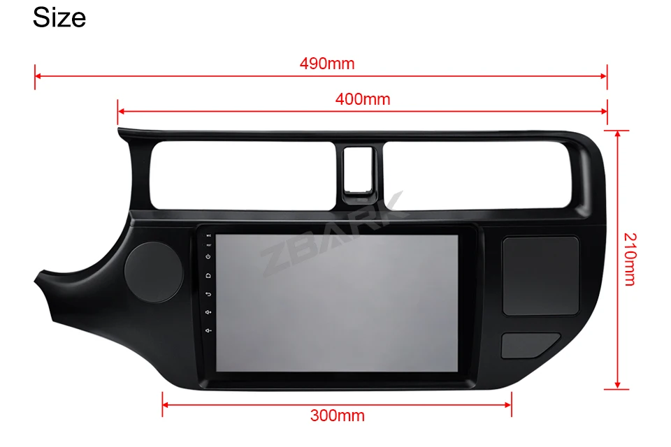 " Android ram 2G Автомобильный Радио Мультимедиа стерео плеер gps навигация без DVD для KIA RIO K3 2013 YHTK9074