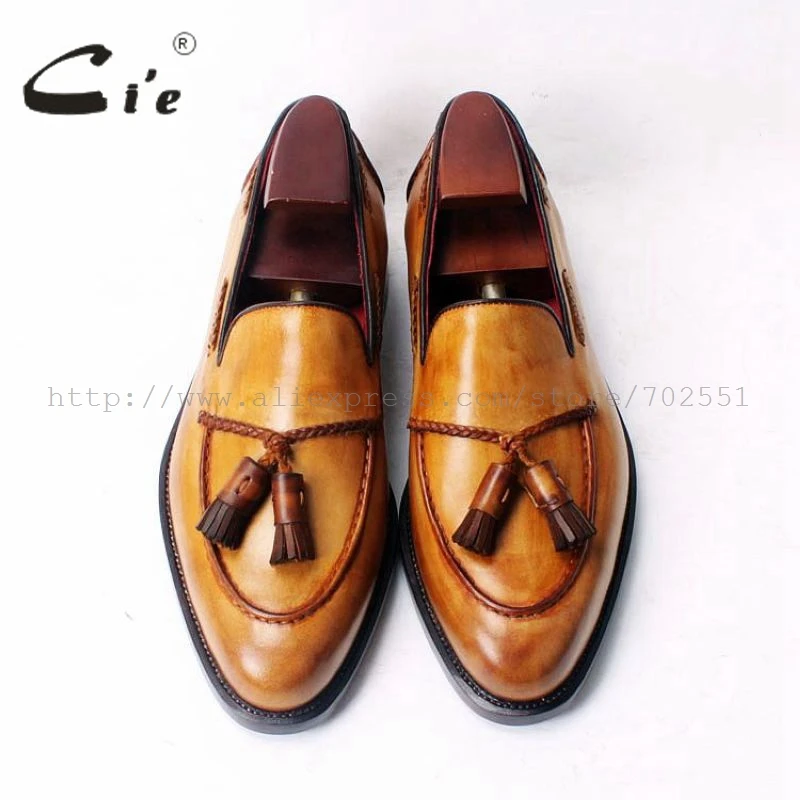 Лоферы мужские из телячьей кожи с круглым носком ручной работы 54 | Обувь