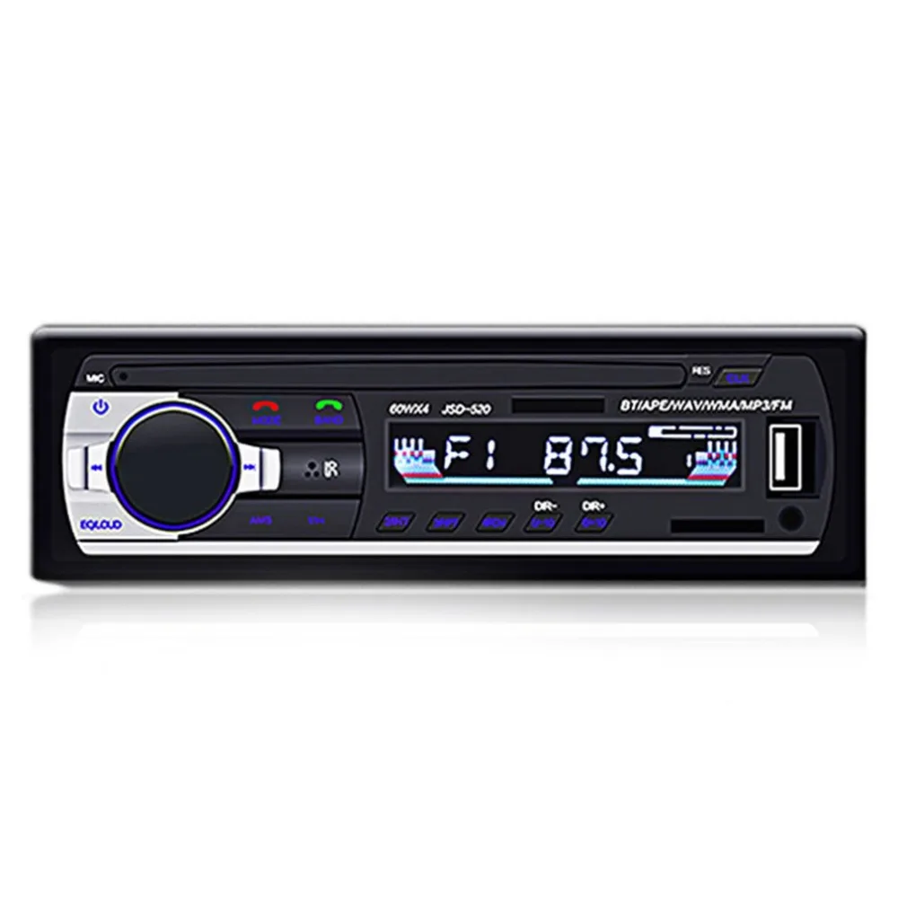 Универсальный Bluetooth автомобильный Радио Стерео FM аудио MP3 плеер USB/безопасная цифровая карта памяти/WMA/WAV In-Dash автомобильный плеер