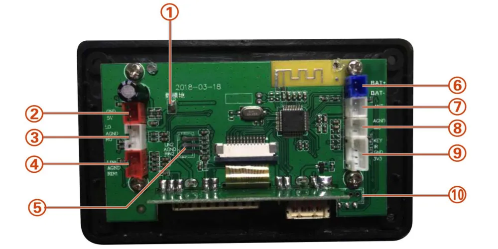 4.2DC bluetooth MP3 декодер доска декодирование MP3 плеер аудио модуль поддержка APE FLAC WMA WAV MP3 с лирикой дисплей