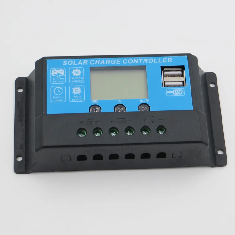 Automatic 12V/24V 10A PWM Solar Charge Controller for both Lithium Battery and Lead Acid | Электроника