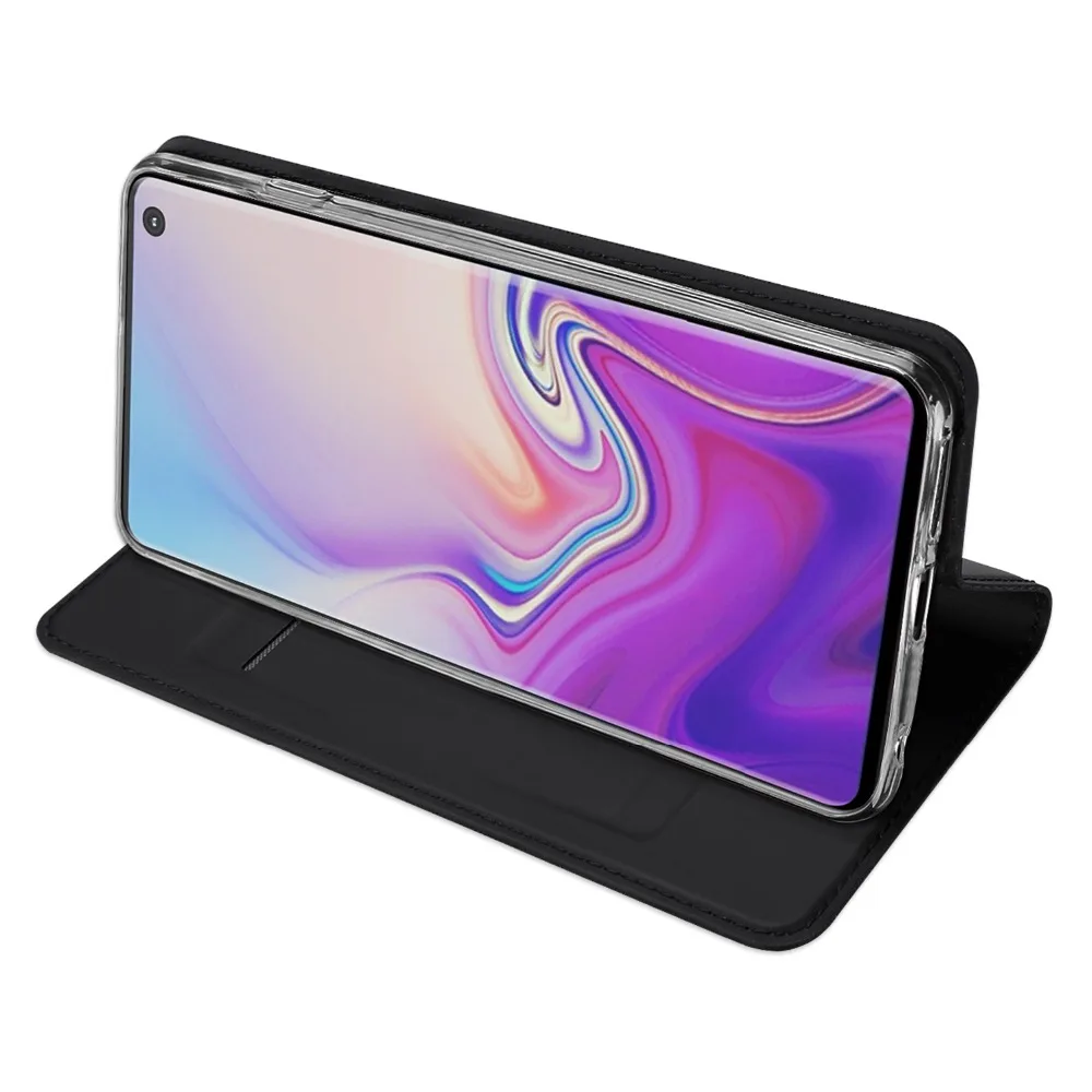 Модный Роскошный кожаный чехол для Samsung Galaxy S10 6 1 дюйма с откидной крышкой из