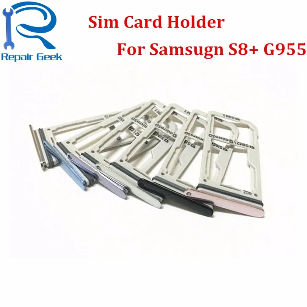 Держатель для двух SIM-карт 1 шт. Samsung Galaxy S8 + Plus G955 | Мобильные телефоны и аксессуары