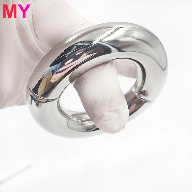 My Мошонка кулон мяч носилки петух клетка с винтовой рабыней из нержавеющей стали