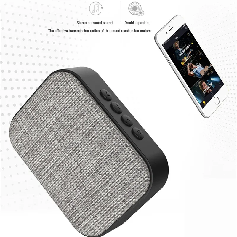 ICOOLO T3 Динамик s ткани Bluetooth стерео 2 0 Каналы Беспроводной Крытый Открытый