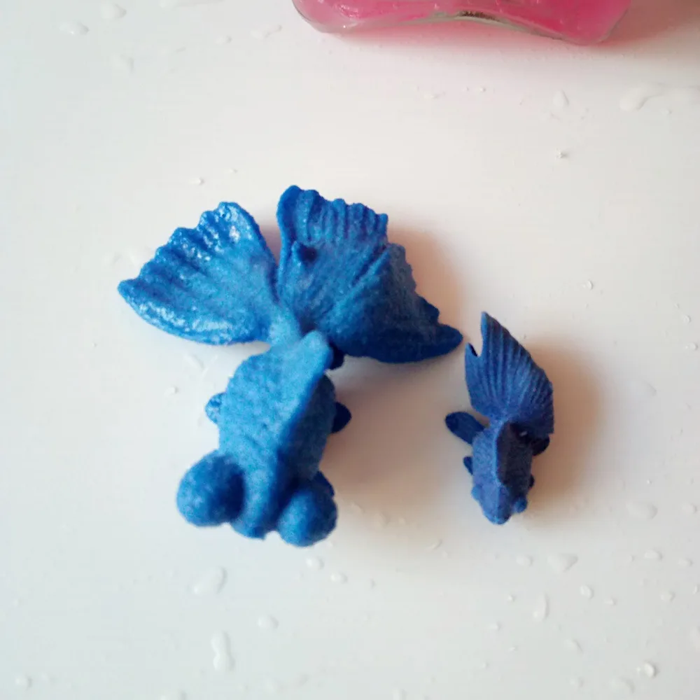 10 шт./лот многоцветные гели для почвы в форме золотой рыбы волшебные игрушки