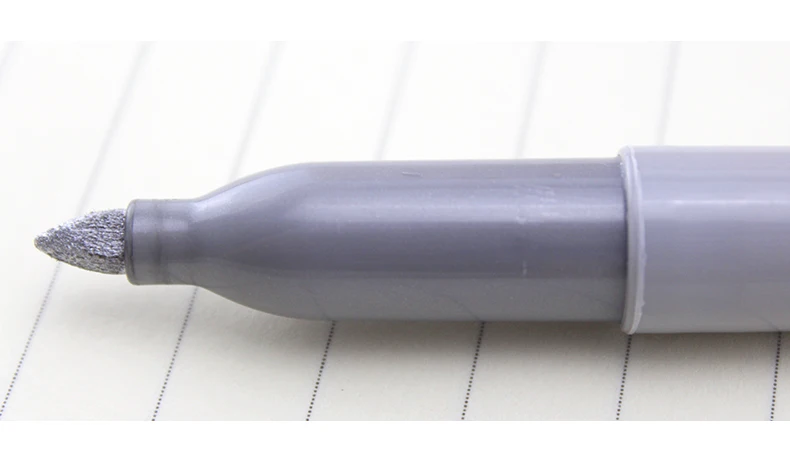 Sharpie 1,0 мм, серебро, золото, бронза, металлические перманентные маркеры для масла, светильник с темной поверхностью, бумага, металлическое стекло