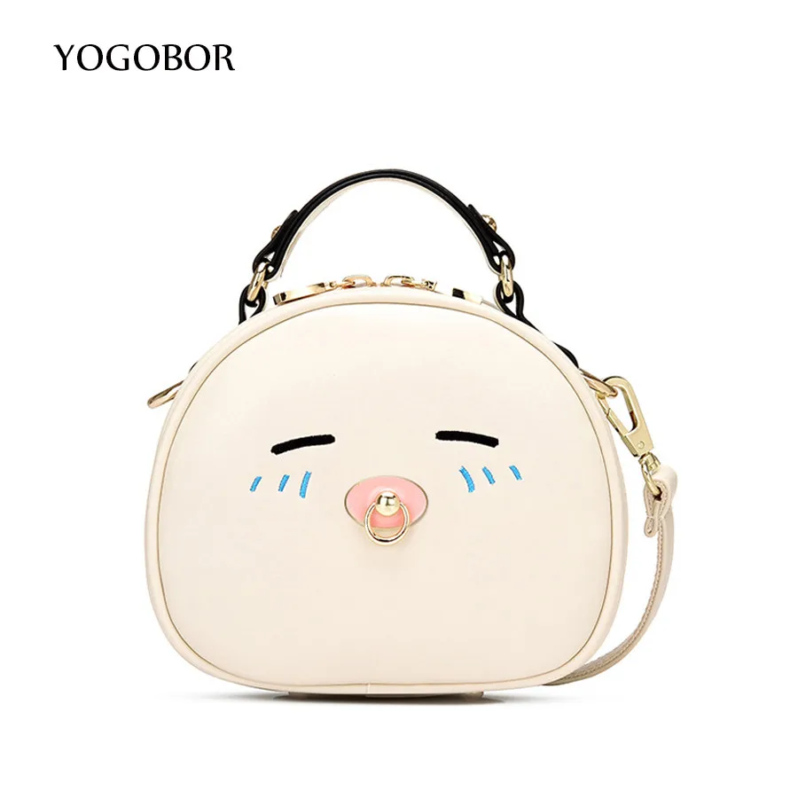 YOGOBOR 2017 Kawaii Женщины Плече Сумки Корейский Стиль Crossbody Сумка Для Женщин Сумочка PU