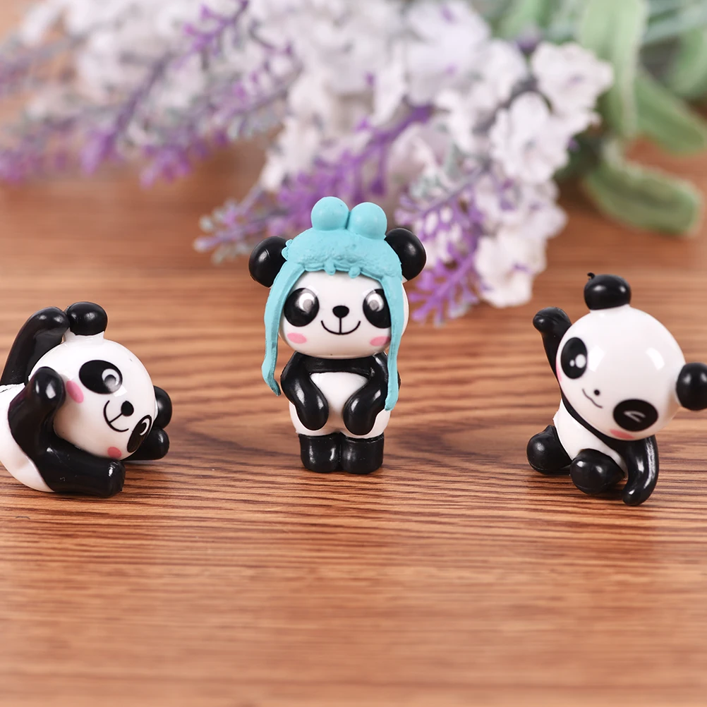 Смолы Ландшафтный Декор микро DIY аксессуары панда миниатюрное сказочное