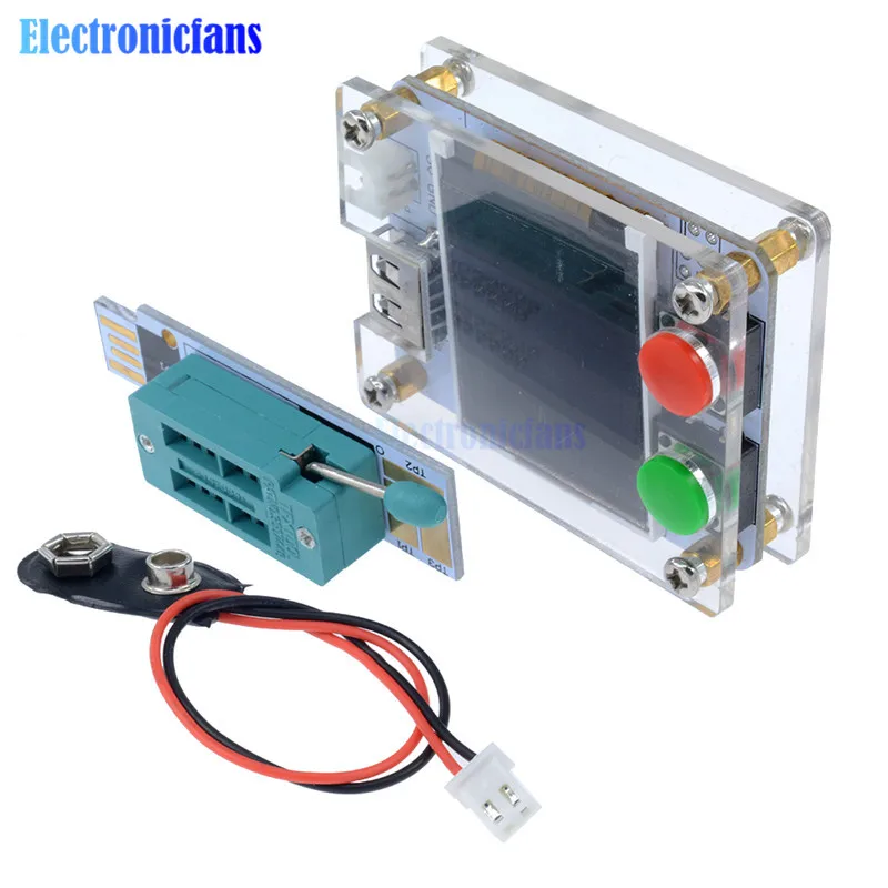 Тестер транзисторов с ЖК экраном 1 8 дюйма 128x160 ATmega328p ESR емкость диода триоды