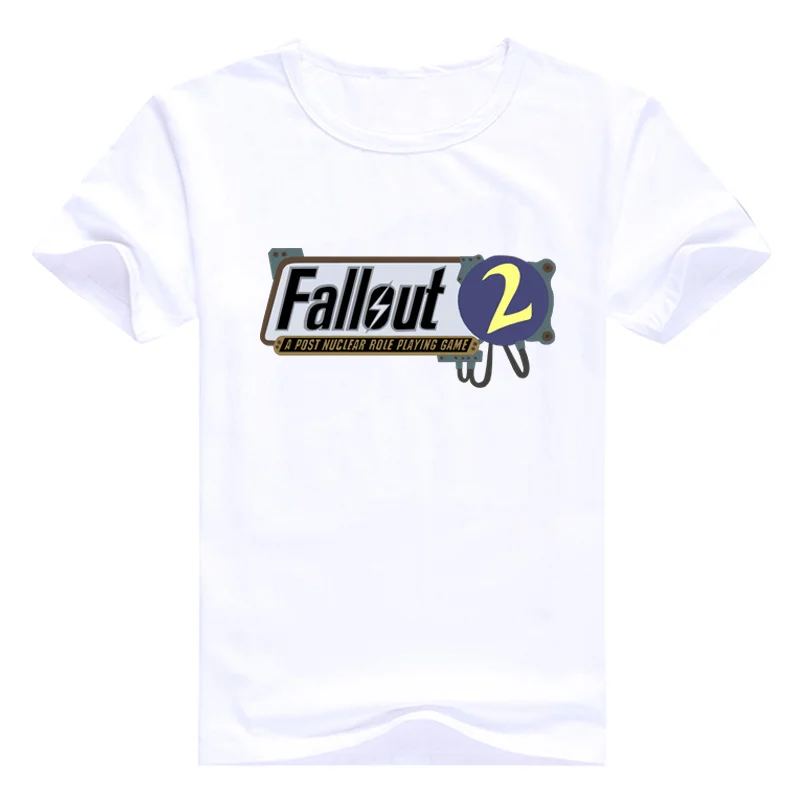 Футболка Fallout Finger, новинка, Vegas, футболка, Горячая игра, футболка, мужские топы, Hombre, графический Рисунок, Camiseta, Повседневная футболка с круглым вырезом, Harajuku, одежда - Цвет: 1