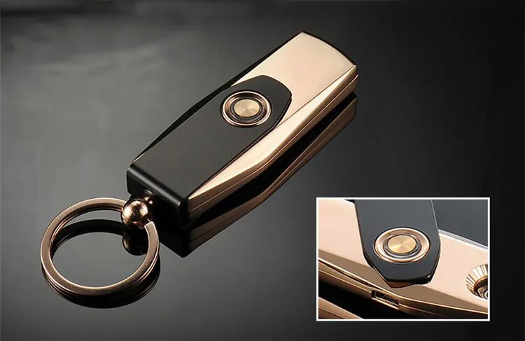 Многофункциональная перезаряжаемая USB зажигалка Jobon брелок Электронная