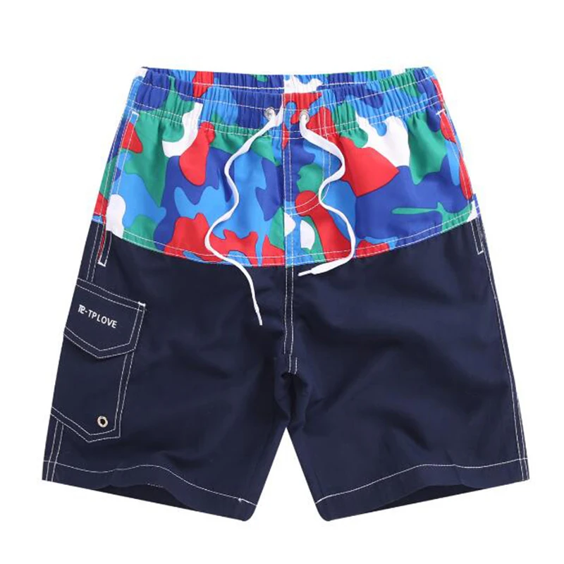 Пляжные шорты для мальчиков подкладка сетчатые плавки купальные костюмы