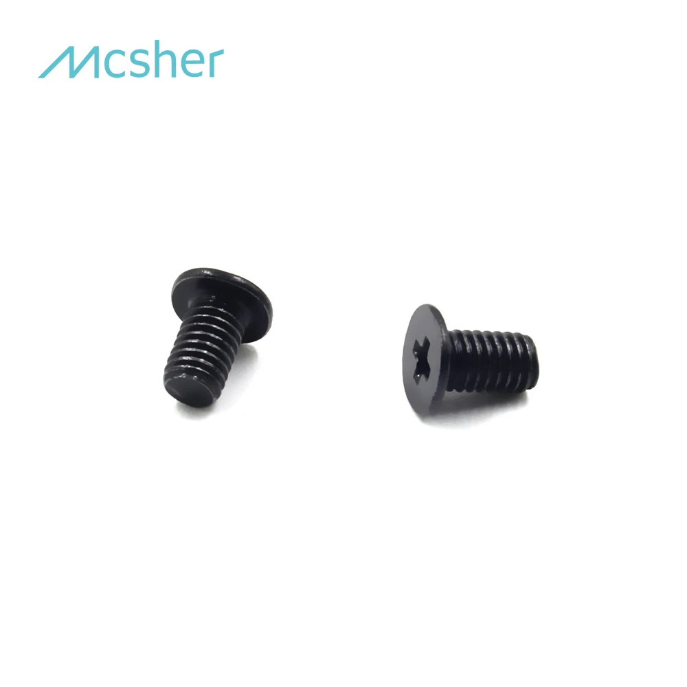 

50pcs M3 x 5mm Laptop Notebook HDD Hard Drive Caddy Harddisk Screw Phillips Flat Wafer Head Black Zinc