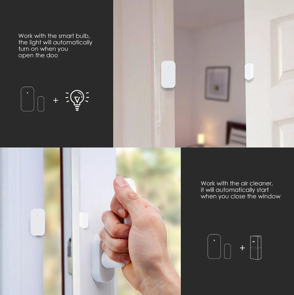 Aqara датчик двери окна сигнализации дома безопасности умный детектор WiFi Zigbee Беспроводной пульт дистанционного управления для apple homekit Mihome приложение mijia