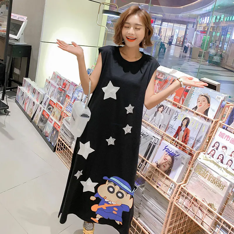 2019 Summer sleeveless long dresses fashion women hollow out sequined patchwork | Женские платья