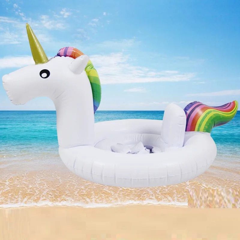 baby unicorn 200 см гигантский поплавок для бассейна с единорогом для взрослых и детей, детские вечерние надувные матрасы - Цвет: baby unicorn