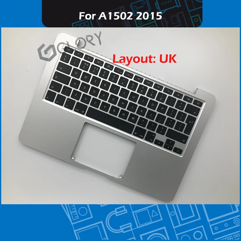 

2015 Year Laptop A1502 Topcase + UK Keyboard for Macbook Pro Retina 13" A1502 Top Case Palmrest MF839 MF841