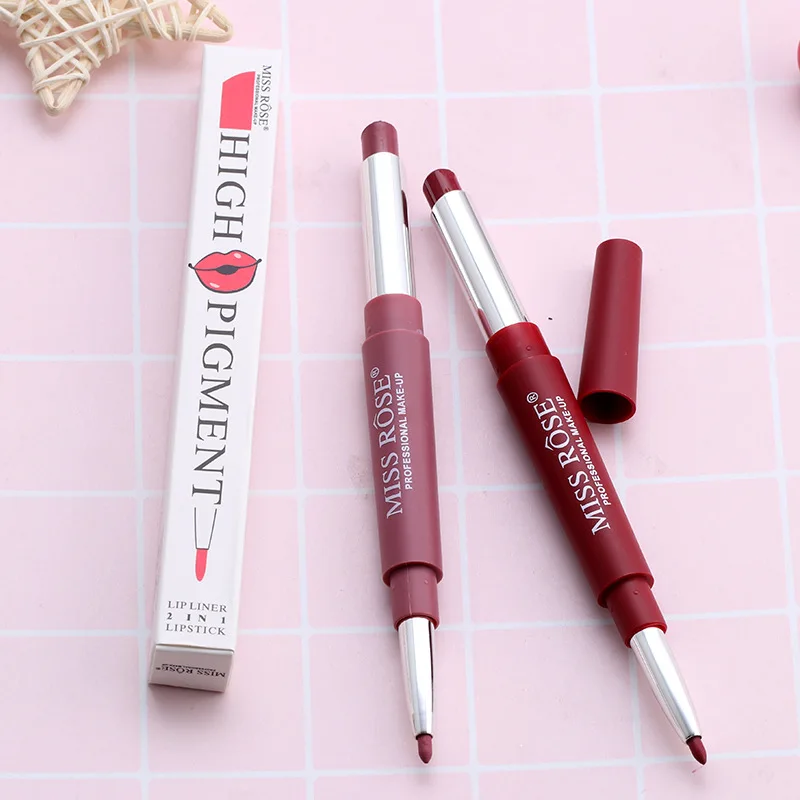 Miss Rose Фирменная подводка для губ матовая Женская Стойкая 20 цветов| |