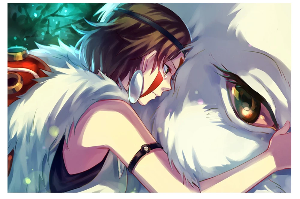 MOMEMO Princess Mononoke заказной 1000 деталей головоломка деревянная головоломка 1000 штук классические Мультяшные Пазлы игрушки для взрослых