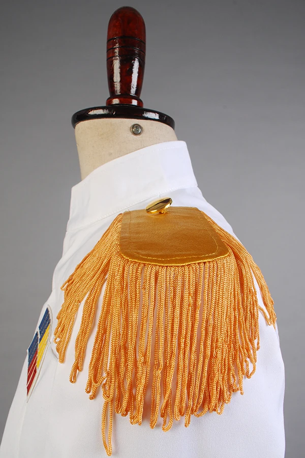 

Star Cosplay Wars Imperial Officer Grand Admiral Thrawn White Costume Uniform Halloween Carnival For Men Costume Full Set