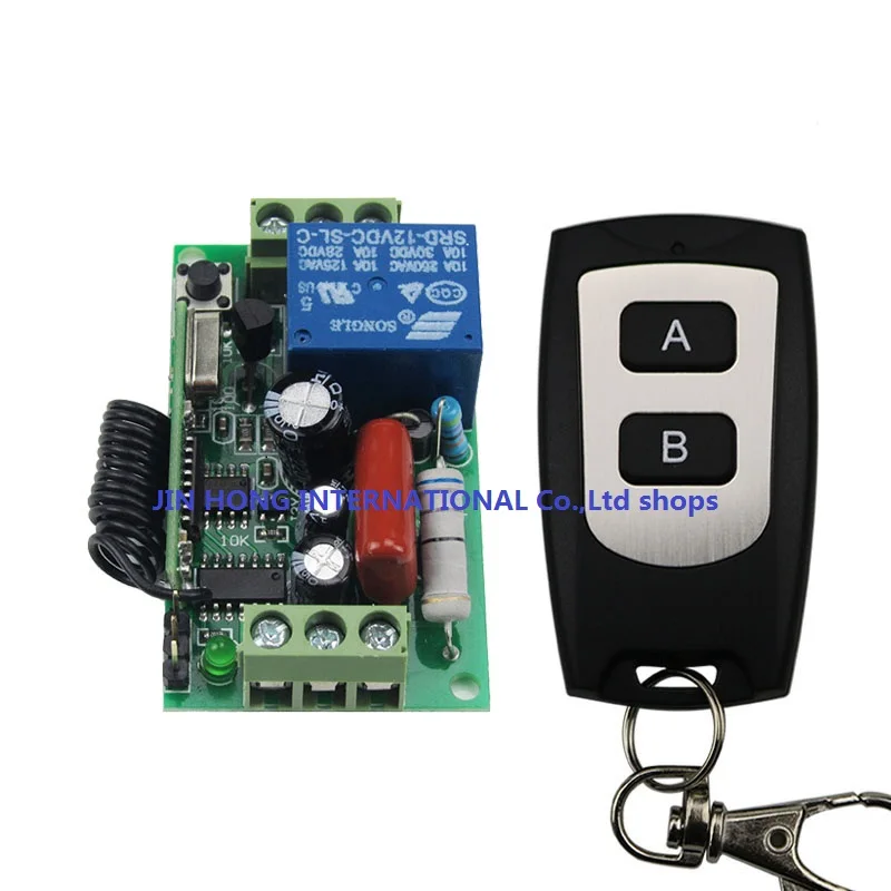 AC220V 1CH 10A светильник с дистанционным управлением переключатель реле выход радио