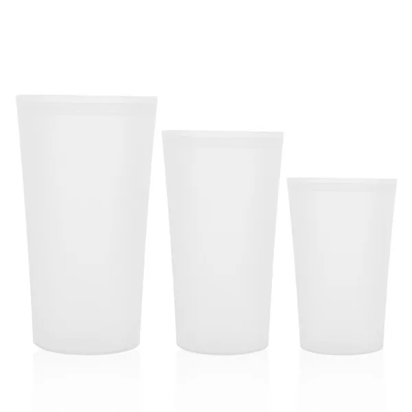 White Cup 3pcs 3 шт силиконовые контейнеры для хранения продуктов на молнии, герметичные свежие чаши, многоразовые закрывающиеся пакеты на молнии для фруктов и овощей - Цвет: White Cup 3pcs