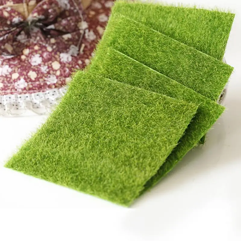 Садовое моделирование газон мох бытовые садовые украшения газонный миниатюрная