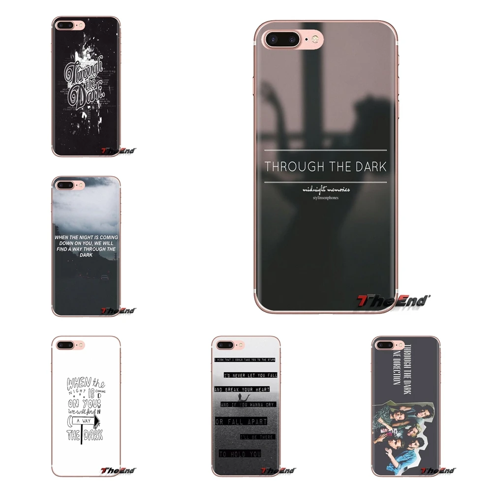through the dark songs 1D one direction Phone Cases For Xiaomi Mi4 Mi5 Mi5S Mi6 Mi A1 A2 5X 6X 8 9 Lite SE Pro Max Mix 2 3 2S |