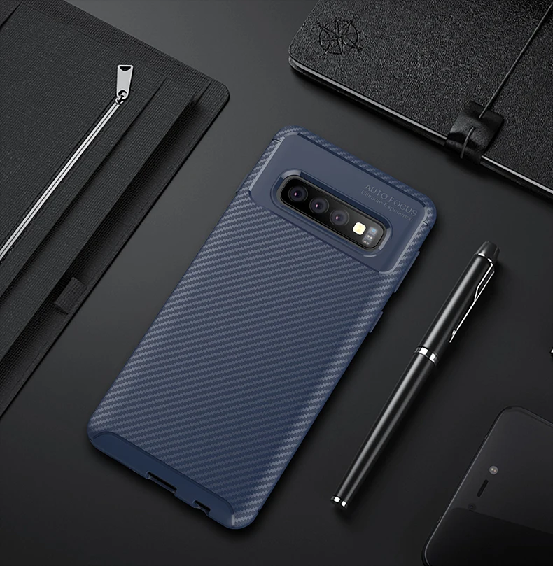 Чехол из углеродного волокна для телефона Samsung M30/M20/M10/S10/A70/A50/A40/A30/A10/A9/A8/A7/A6/ s9/note9 |