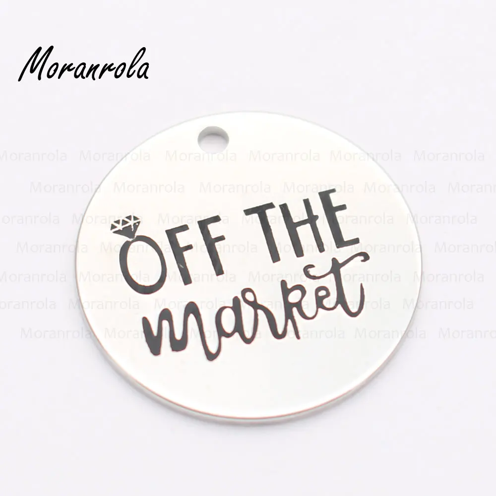 Новое медное ожерелье arried &quotOff The Marke&quot брелок для невесты свадебное Ювелирное