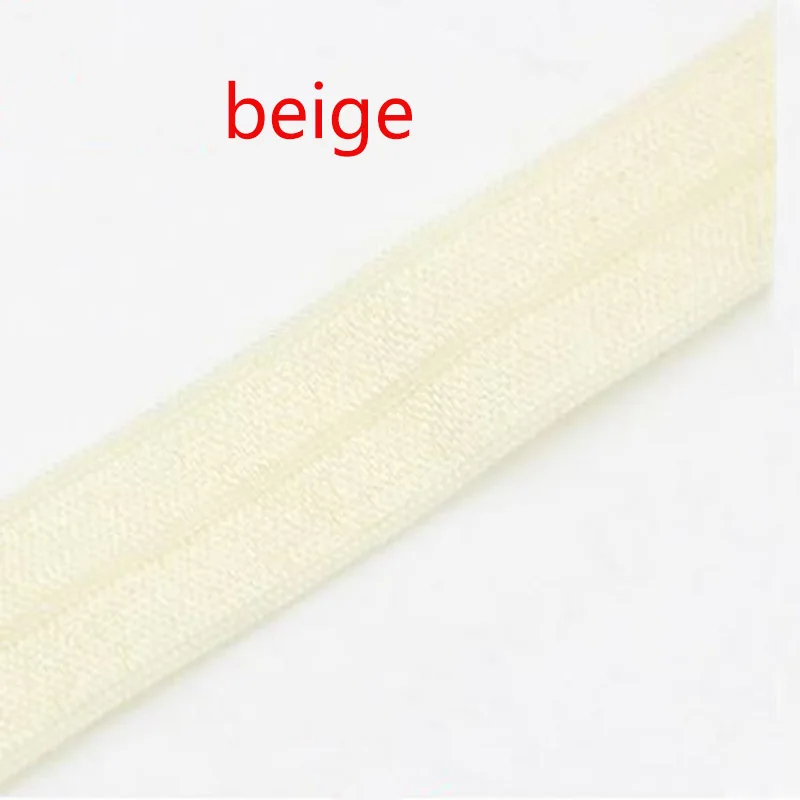 beige 1,5 см широкий эластичный кант Пояс Нижнее белье лента нижнее белье, эластичная лента ткань окантовка полоса спортивная лента для нижнего белья 100 см/лот - Цвет: beige
