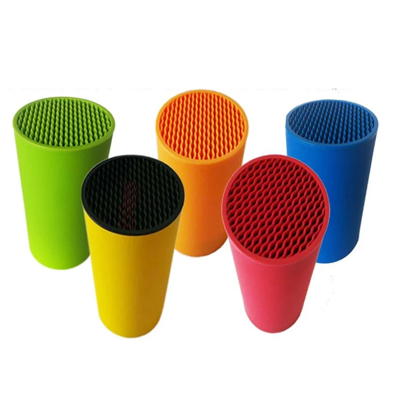 Многофункциональный цветной пластиковый держатель для ножей кухонный нож