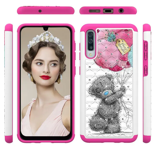 Для Coque samsung A50 чехол Galaxy A20 E A202 A205 A 20 50 30 Роскошная Блестящая Глянцевая задняя панель Etui для samsung Galaxy A30 A20 A20E чехол