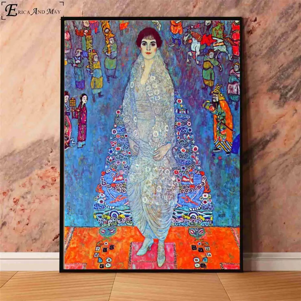2 Gustav Klimt Hope, винтажный постер, печать, картина маслом на холсте, настенные художественные фрески, картины для украшения гостиной, без рамки - Цвет: 2