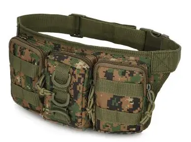 Военная Мужская поясная Сумка Molle, водонепроницаемая поясная сумка, поясная сумка с ремнем, сумка для лазания, сумка для военного оборудования, тактическая сумка, DN-056 - Цвет: Jungle digital
