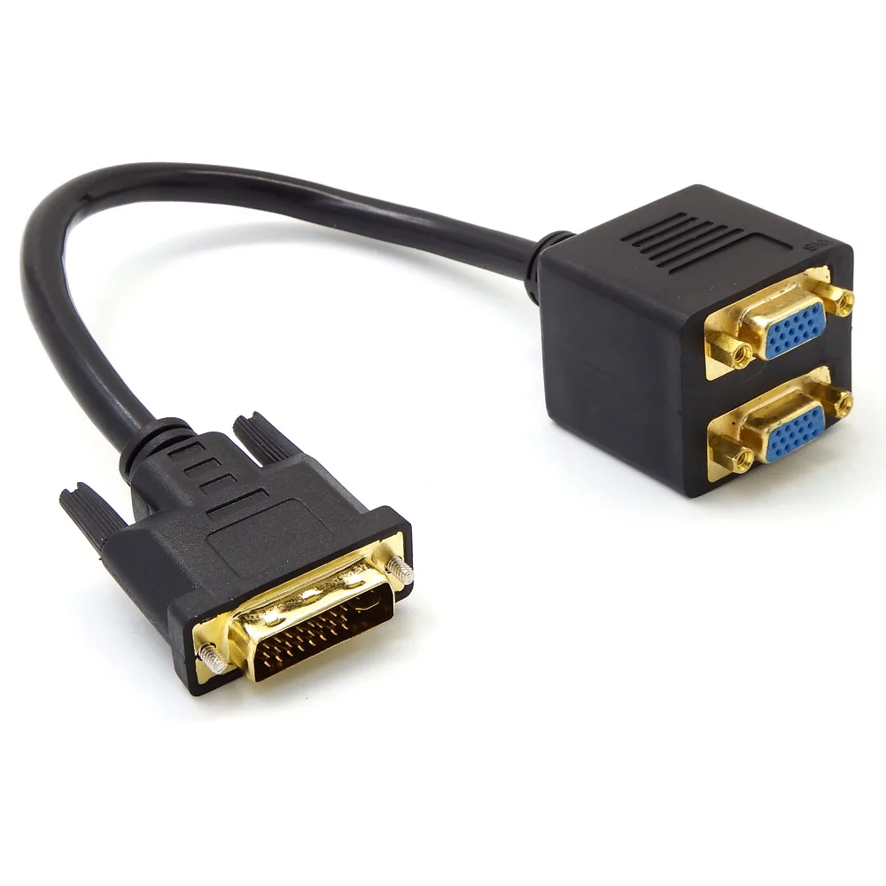 Новый женский разветвитель адаптер для монитора диагональю 24 + 5