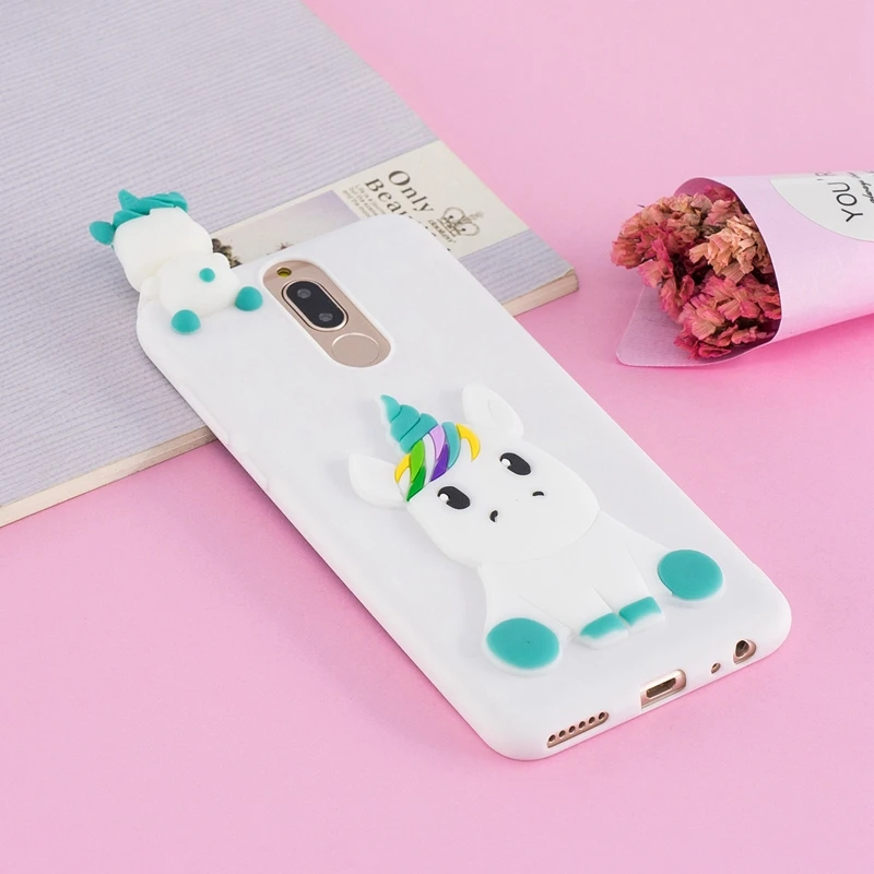 Huawei Коврики 10 Lite чехол для телефона на Nova 2i крышка 3D DIY Единорог Panda силиконовый чехол Чехлы для huawei Коврики 10 P10 Lite чехол футляр