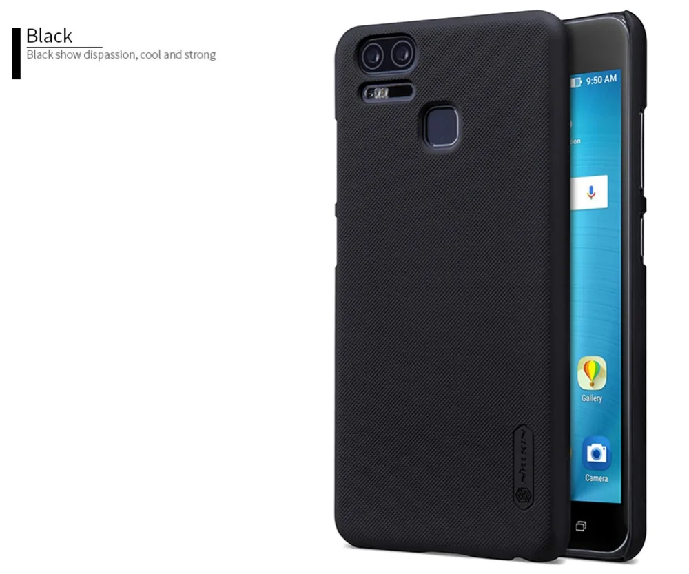 Для ASUS Zenfone 3 Zoom(ZE553KL) чехол для телефона Nillkin супер матовый защитный чехол твердый пластиковый чехол на заднюю панель для Zenfone3 Zoom(ZE553KL