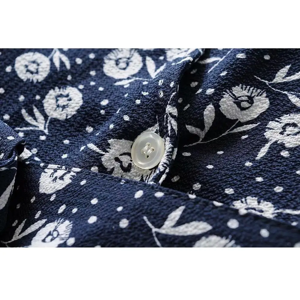 Женское винтажное платье с запахом V образным вырезом и коротким рукавом|Женские