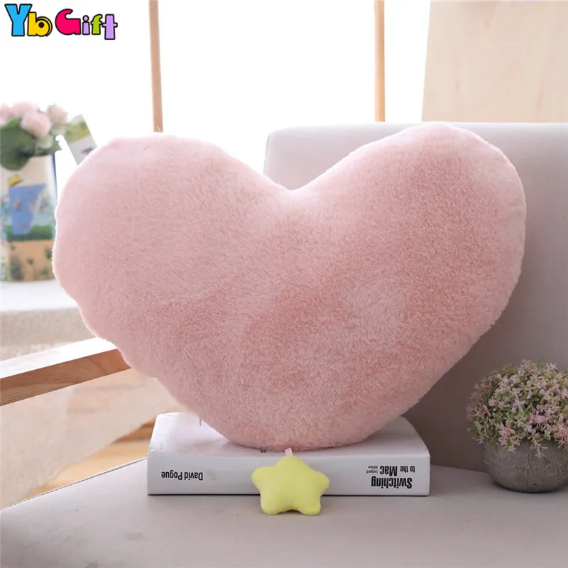 pink heart Мягкая комнатная плюшевая подушка звезда облако сердце Корона плюшевая игрушка в форме звезды Детская Подарочная Подушка диванная кровать украшение - Цвет: pink heart