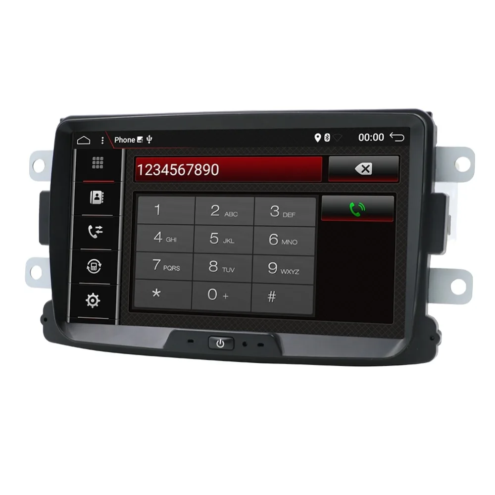 Bosion dvd плеер с gps навигации для Renault Duster 2010 автомобильные аудиосистемы Android 7 1 8'