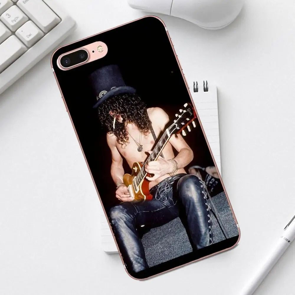 Высокое качество для Galaxy Alpha Core Prime Note 4 5 8 S3 S4 S5 S6 S7 S8 S9 mini edge Plus Guns N Roses Ретро слэш