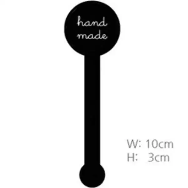 70 шт &quotручная работа&quot черные самоклеющиеся наклейки длинная наклейка для