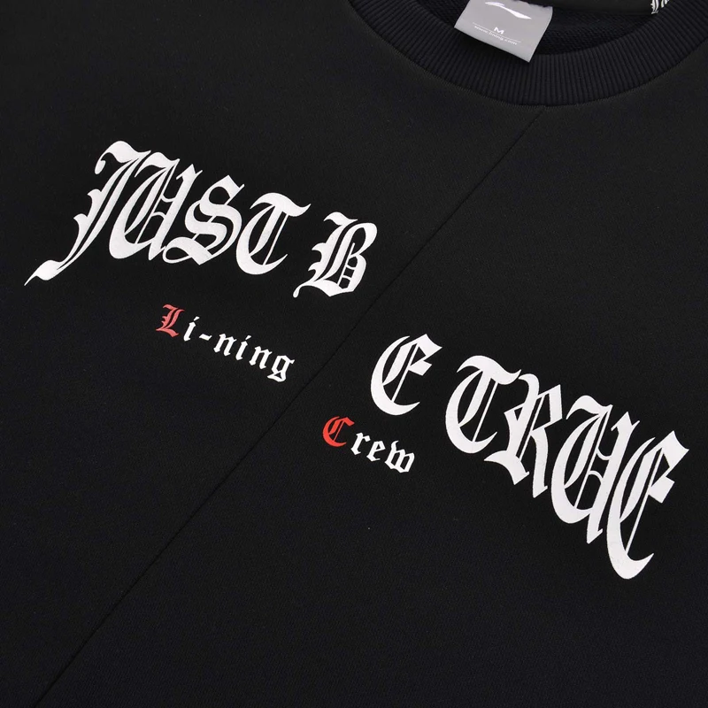 Женский трикотажный свитер Li Ning свободный с подкладкой для фитнеса и отдыха AWDN016